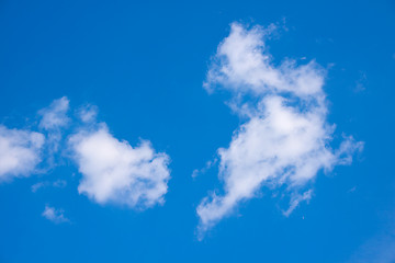 Image showing Beautiful blue sky and clouds