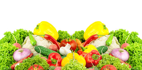 Image showing Assorted fresh vegetables