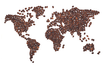 Image showing Coffee map