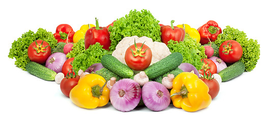 Image showing Assorted fresh vegetables