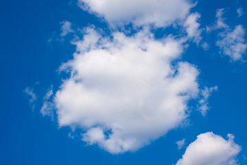 Image showing Beautiful blue sky and clouds