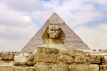 Image showing Sphinx and the Great Pyramid