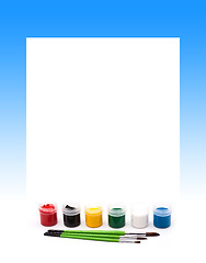 Image showing Paints