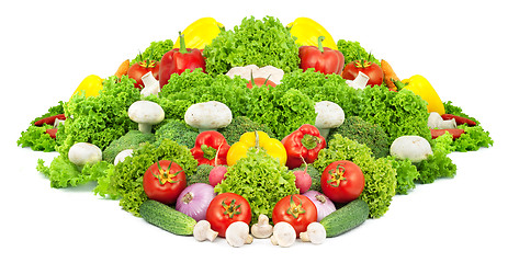 Image showing Assorted fresh vegetables