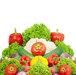 Image showing Assorted fresh vegetables