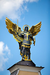 Image showing Monument of Angel in Kiev, independence square