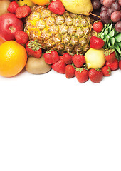 Image showing Colorful healthy fresh fruit. Shot in a studio