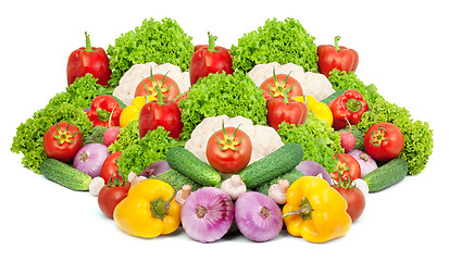 Image showing Assorted fresh vegetables