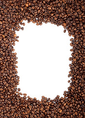 Image showing Brown roasted coffee beans