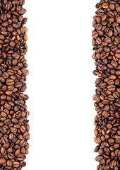 Image showing Brown roasted coffee beans