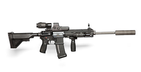 Image showing US Army M4 rifle