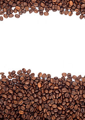 Image showing Brown roasted coffee beans