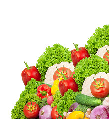 Image showing Assorted fresh vegetables