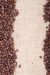 Image showing Brown roasted coffee beans.