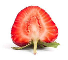 Image showing Cut strawberrie