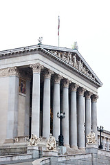 Image showing Austrian Parliament in Vienna