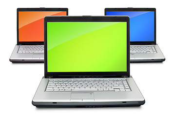 Image showing Laptops