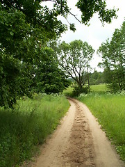 Image showing road in Latgalia (Latvia)