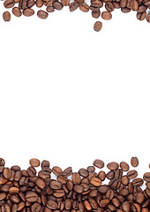 Image showing Brown roasted coffee beans