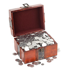 Image showing Treasure Chest. Isolated on a white background