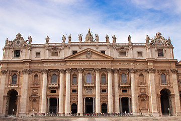 Image showing St. Peter's Basilica in Vatican City in Rome, Italy.