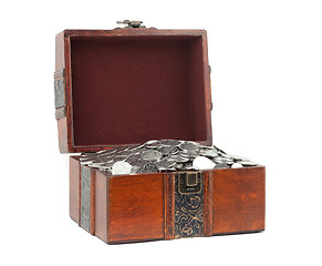 Image showing Treasure Chest. Isolated on a white background