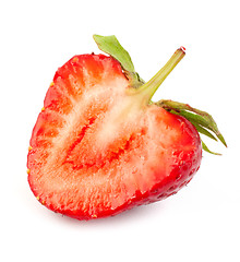 Image showing Cut strawberrie