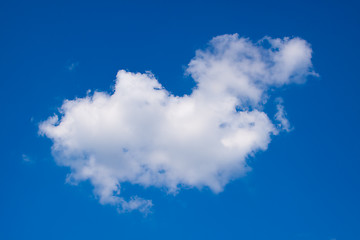 Image showing Beautiful blue sky and clouds