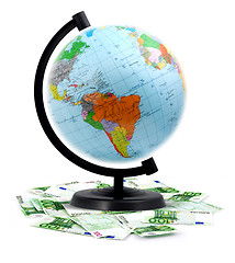 Image showing Terrestrial globe