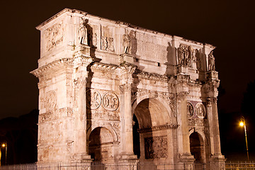 Image showing Arch of Constantine in Rome