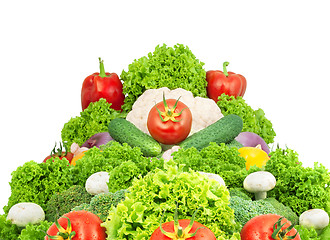 Image showing Assorted fresh vegetables