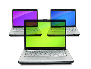 Image showing Laptops