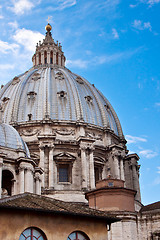 Image showing St. Peter's Basilica in Vatican City in Rome, Italy.