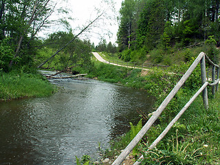 Image showing river in Latgalia (Latvia)