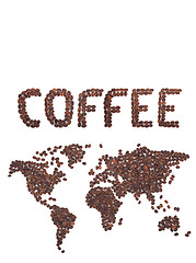 Image showing Coffee map