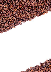 Image showing Brown roasted coffee beans