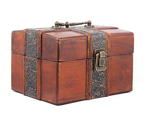 Image showing Treasure Chest. Isolated on a white background