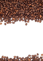 Image showing Brown roasted coffee beans