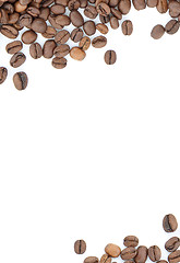 Image showing Brown roasted coffee beans