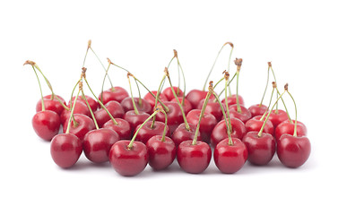 Image showing Red cherries