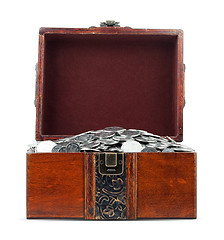 Image showing Treasure Chest. Isolated on a white background