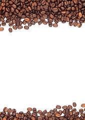 Image showing Brown roasted coffee beans