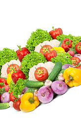 Image showing Assorted fresh vegetables