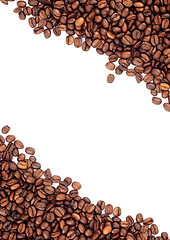 Image showing Brown roasted coffee beans