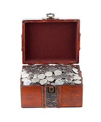 Image showing Treasure Chest. Isolated on a white background