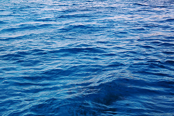 Image showing Blue water waves