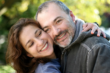 Image showing Happy couple outdoors