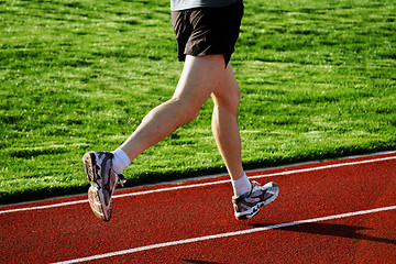 Image showing Man on a racetrack