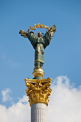 Image showing The Independence monument in Kiev, Ukraine, Europe