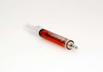 Image showing Ball point pen stylized to syringe